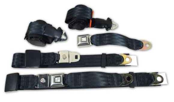 Seat Belts. Lap & Shoulder - Black 69