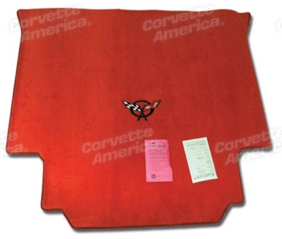 Cargo Mat. Torch Red W/Black Applique Hardtop 00