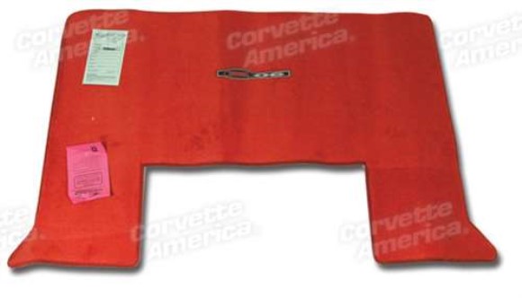 Cargo Mat. Red W/Z06 Applique Hardtop 01-04
