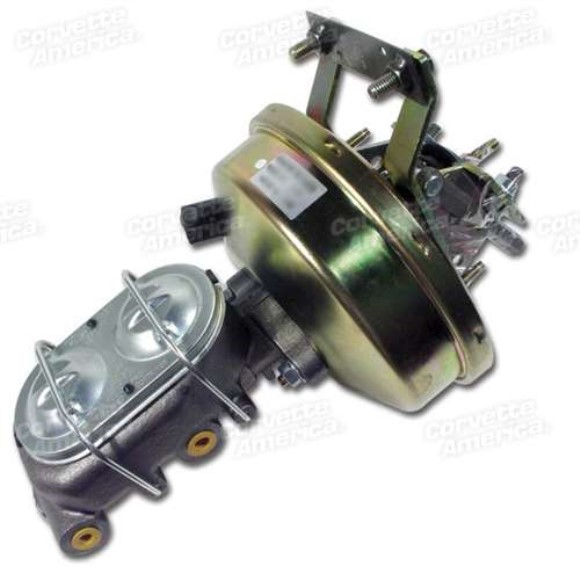 Power Brake Booster. Replacement - With Master Cylinder 64-67