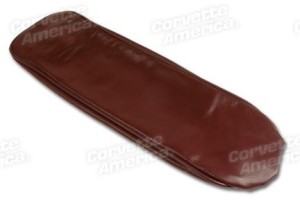 Center Armrest Cover. Maroon Leather 65