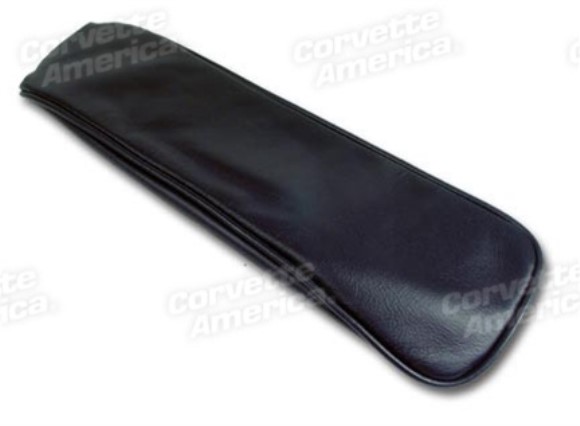 Center Armrest Cover. Dark Blue Leather 63-64