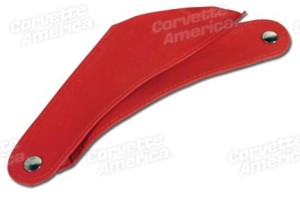 Convertible Top Lid Tabs. Red 56-57