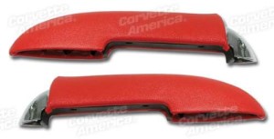 Armrests. With Chrome End Red 58