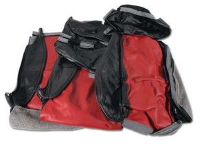 Custom 100% Leather Seat Covers Sport - Black & Red 89-90