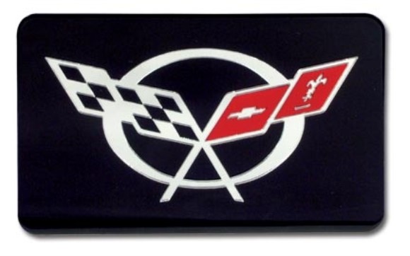 Exhaust Plate - Black With C5 Logo 97-04