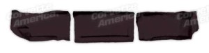 Taillight Panel Covers Convertible 3 piece- Black. 98-00