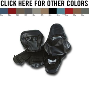 Leather Like Seat Covers. Black Sport 97-04
