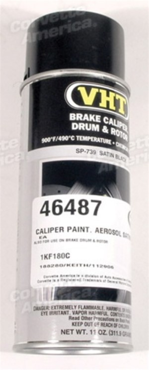Brake Caliper, Drum & Rotor Paint - Satin Black 