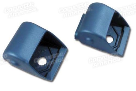 Seat Belt Retractor Covers. Bright Blue 66