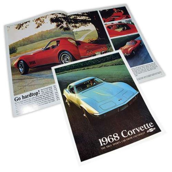 Sales Brochure. Corvette 68