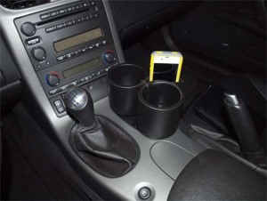 Dual Cup Holder with Cellphone Holder 05-13