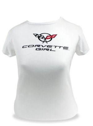 Ladies Corvette Girl T-Shirt - Medium 