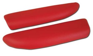 Leather ArmRest Pads - Red 05-13