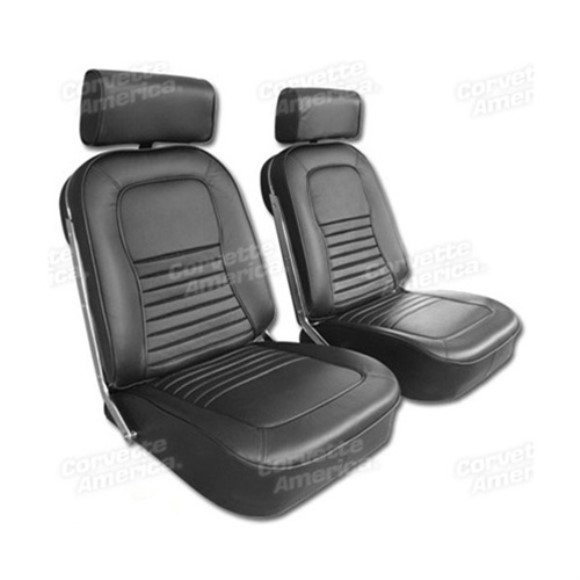 Driver Leather Seat Covers. Black 67