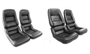 Driver Leather Seat Covers. Black 69