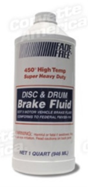 Brake Fluid. Dot 3 Super Heavy Duty 