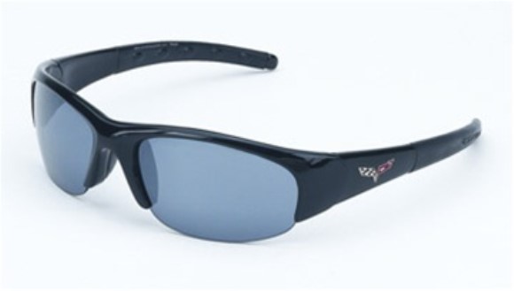 Sunglasses - Black with C6 Logo 
