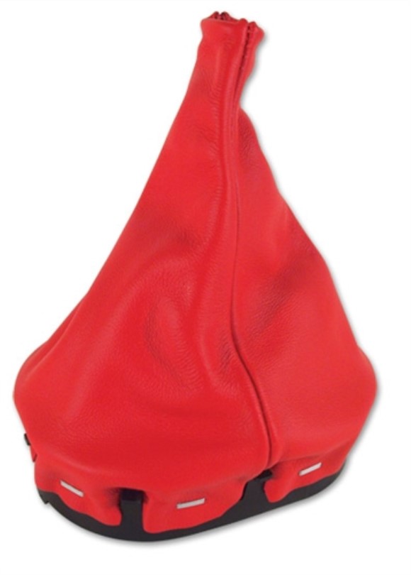 Shift Boot with Retainer - Torch Red - 6 Speed transmission 00-04
