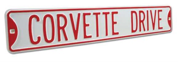 Corvette Drive Street Sign 