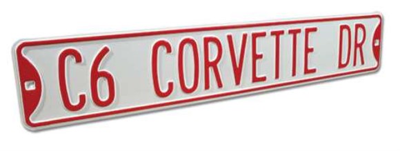 C6 Corvette Drive Street Sign 