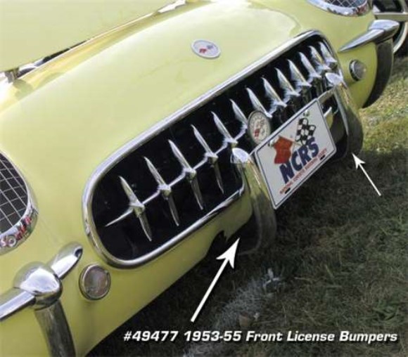 Front License Bumpers 53-55
