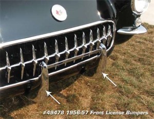 Front License Bumpers 53-57
