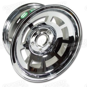 Aluminum Wheel. Chrome 76-82