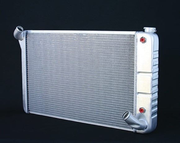 Direct Fit High Performance Aluminum Radiator Small Block Auto 69-72