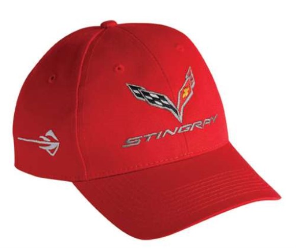 Cap - Red Twill W/C7 Logo 