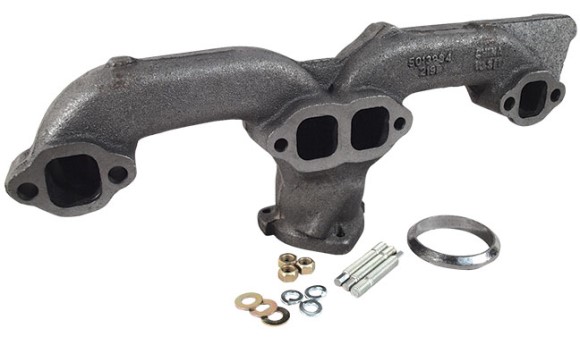 Exhaust Manifold. LH 2.5 Inch 327 Replacement 62-65
