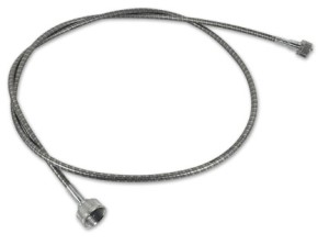 Speedometer Cable. With Steel Case - 3 Speed - 60 Inch 56-59