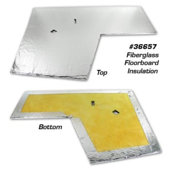 Floorboard Insulation. LH Fiberglass 68-69