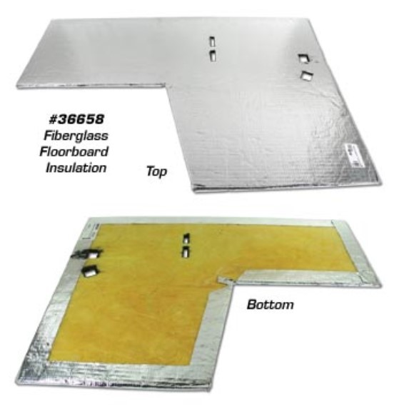 Floorboard Insulation. RH Fiberglass 68-69