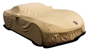 Car Cover. Premium Flannel Tan - Coupe & Convertible (Exc Z06) 14-18