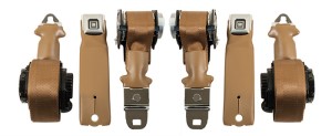Seat Belts. Lap & Shoulder - Dark Saddle 72-73