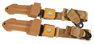 Seat Belts. Bowtie Lift Latch - Saddle 65-66