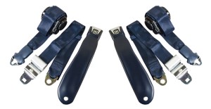 Seat Belts. Lap & Shoulder - Dark Blue 70-71