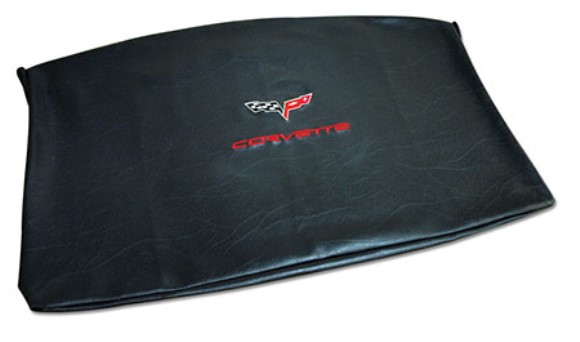 Embroidered Top Bag. Black with Red C6 Logo 05-13