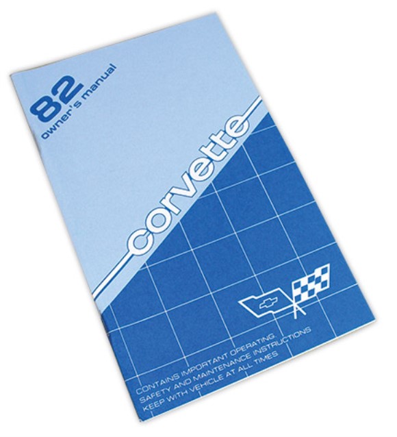 Owners Manual. Corvette 82