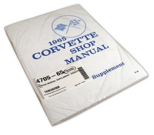 Service Manual Supplement. Corvette 65