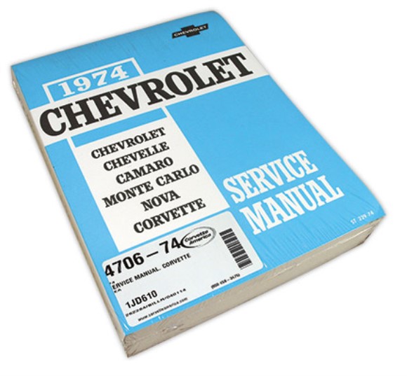 Service Manual. Corvette 74
