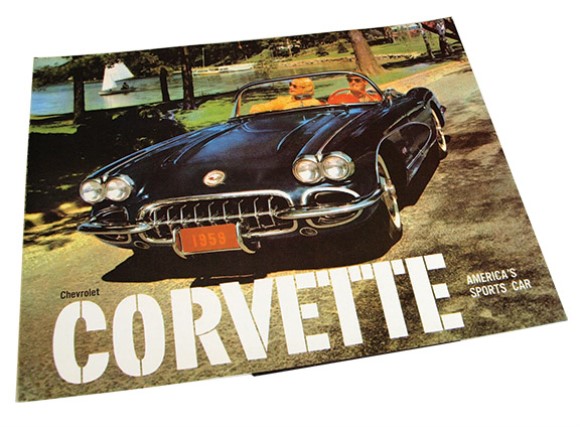 Sales Brochure. Corvette 59