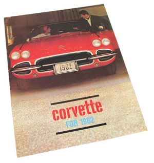 Sales Brochure. Corvette 62