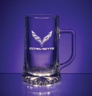 Glass Mug Set - 17oz W/C7 Logo 4pc Set 