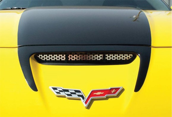 HOOD VENT. GRILLE. PERF. Z06/ZR1/GS