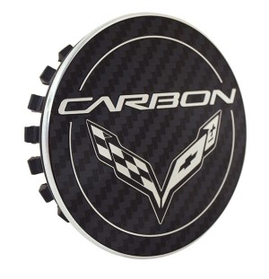 CENTER CAP. CARBON LOGO 4 REQ