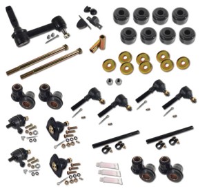 Front Suspension Rebuild Kit. Deluxe W/Poly Bushings 63-82