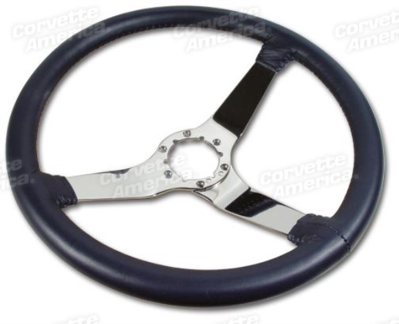 Reproduction Steering Wheel - Dark Blue 78-81