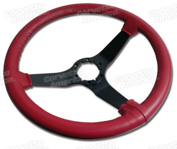 Reproduction Steering Wheel - Red 80-81